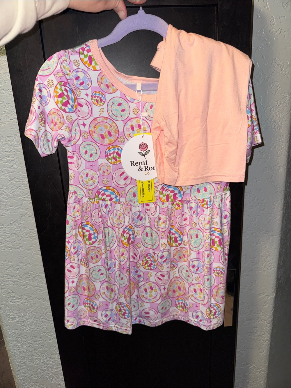 BAMBOO Peplum Set Remi & Rori, size 7/8